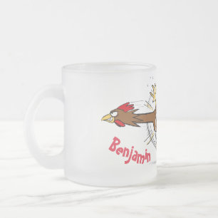 Tasse Givré Illustration amusante de poulet cool