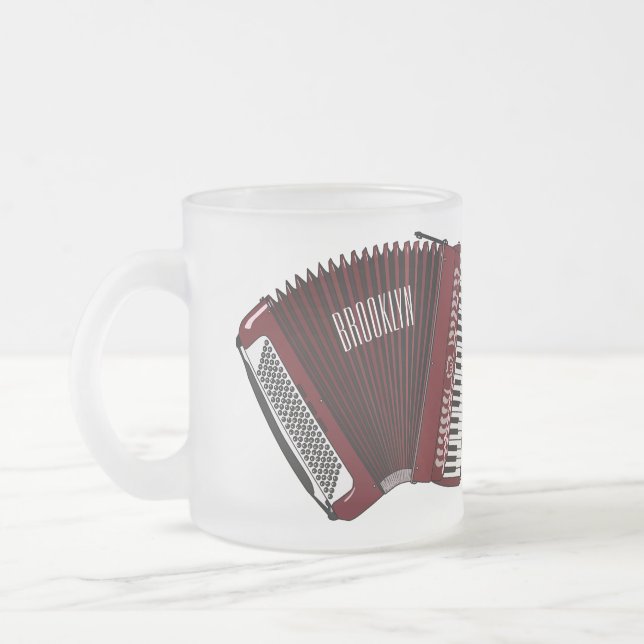 Tasse Givré Illustration d'accordion (Gauche)