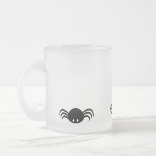 Tasse Givré Illustration d'araignée d'Halloween effrayante