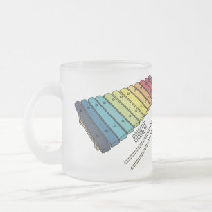 Tasse Givré Illustration de bande dessinée en Xylophone