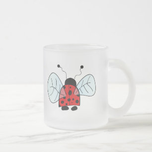 Tasse Givré Illustration de coccinelle mignonne