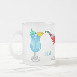 Tasse Givré Illustration de cocktail