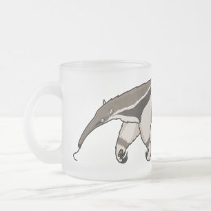 Tasse Givré Illustration de dessin animé d'Anteater happy