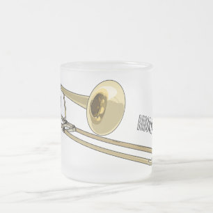 Tasse Givré Illustration de dessin animé de Trombone