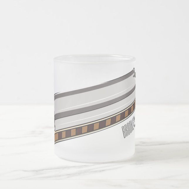 Tasse Givré Illustration de dessin d'Harmonica (Centre)