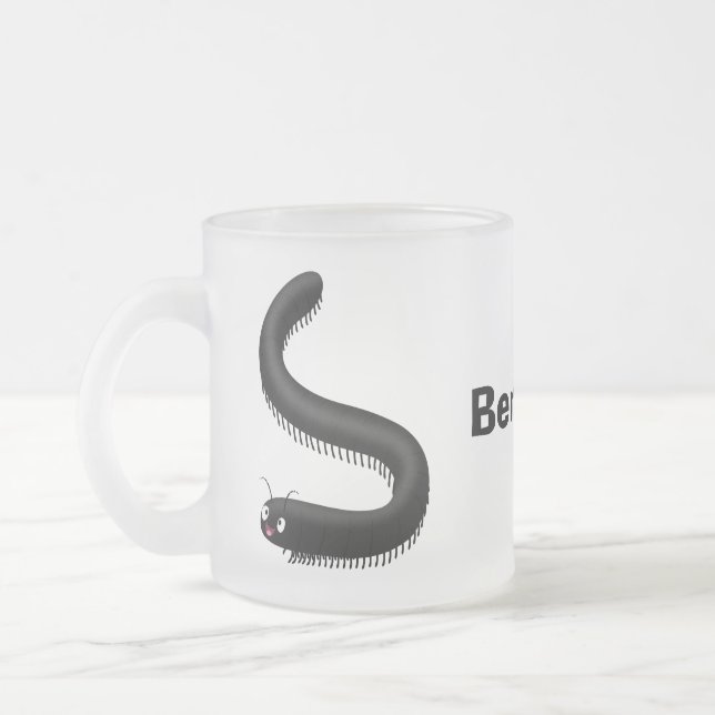 Tasse Givré Illustration de dessin mignon millipede (Gauche)