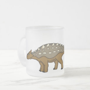 Tasse Givré Illustration de dinosaure blindé Ankylosaurus