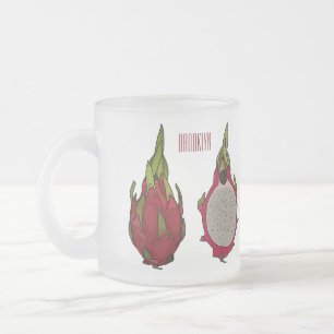 Tasse Givré Illustration de dragon fruit