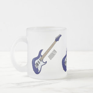 Tasse Givré Illustration de guitare électrique