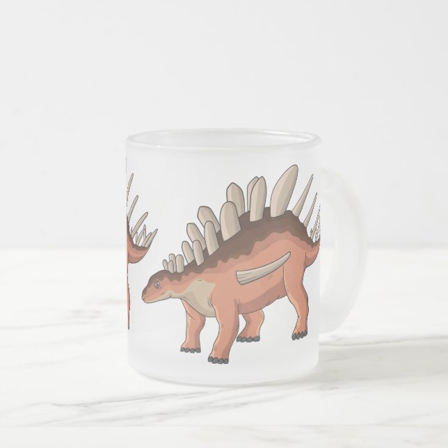 Tasse Givré Illustration de Kentrosaurus (Devant droit)
