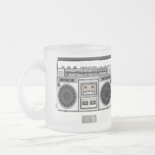 Tasse Givré Illustration de la bande dessinée radio