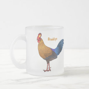 Tasse Givré Illustration de la caricature d'oiseaux de jungle