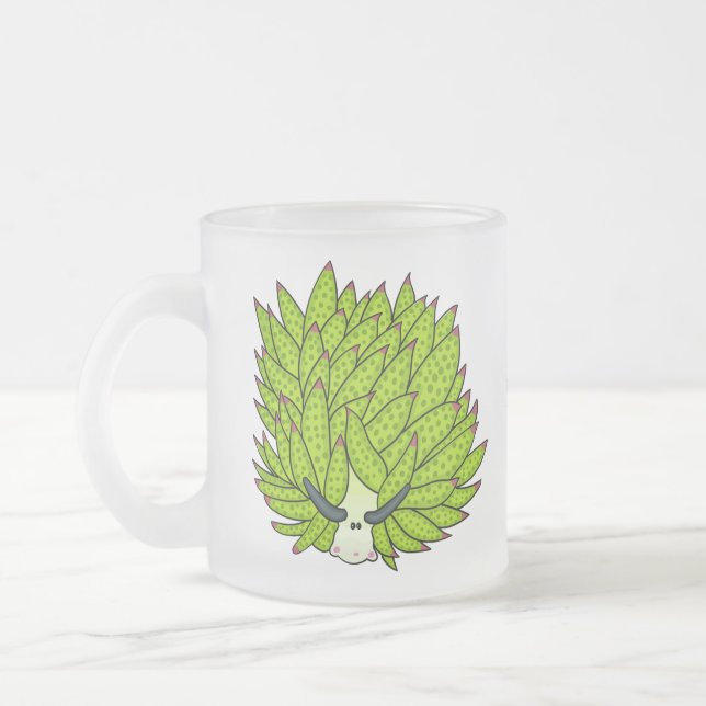 Tasse Givré Illustration de la feuille de limon (Gauche)