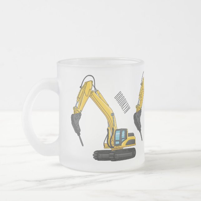 Tasse Givré Illustration de la pelle de rupture (Gauche)