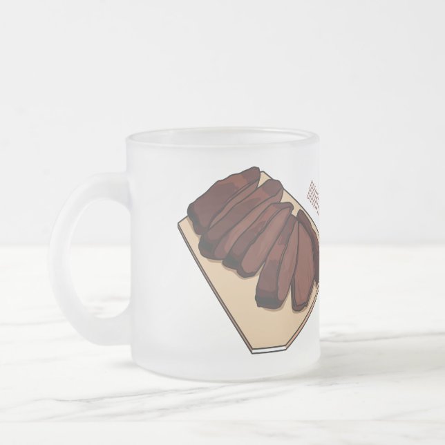 Tasse Givré Illustration de la poitrine de boeuf (Gauche)