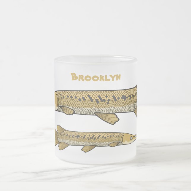 Tasse Givré Illustration de l'alligator garfish (Centre)