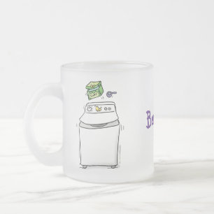 Tasse Givré Illustration de lave-linge mignonne