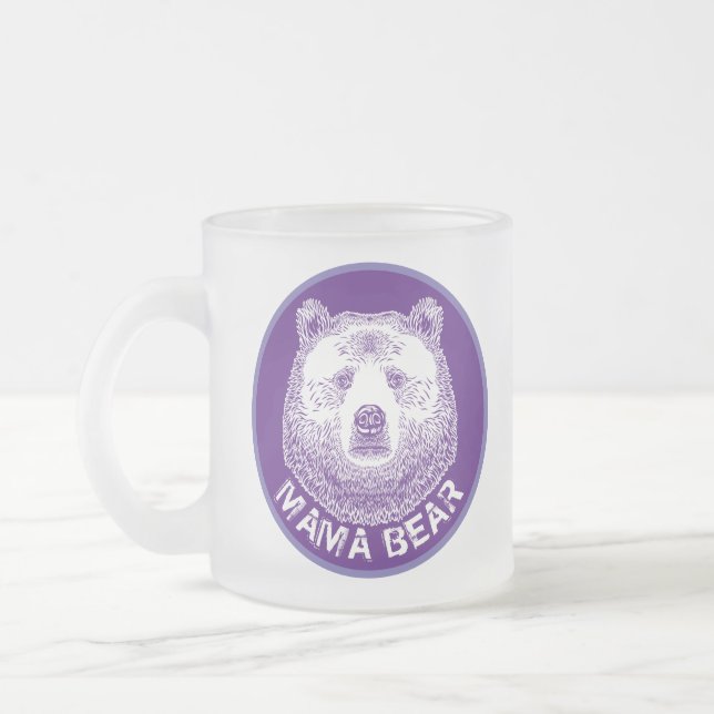 Tasse Givré Illustration de Mama Bear, Hand Drag (Gauche)