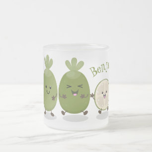 Tasse Givré Illustration de mignonne guava feijoa