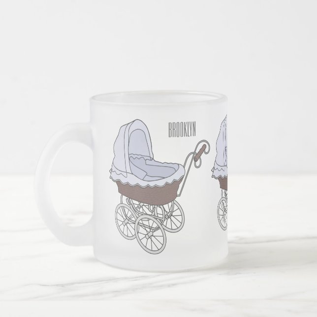 Tasse Givré Illustration de poussette (Gauche)