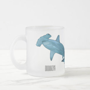 Tasse Givré Illustration de requin marteau