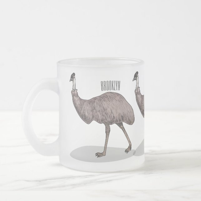 Tasse Givré Illustration d'Emu bird (Gauche)