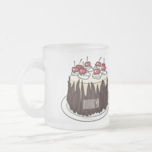 Tasse Givré Illustration du gâteau de la Forêt-Noire