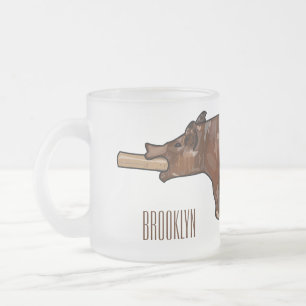 Tasse Givré Illustration du rôti de porc / rôti de porc