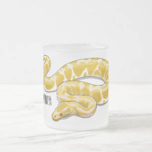 Tasse Givré Illustration du serpent python birman
