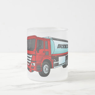 Tasse Givré Illustration du transport de carburant par camion-
