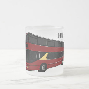 Tasse Givré Illustration d'un bus à deux étages