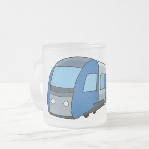 Tasse Givré Illustration d'un train électrique