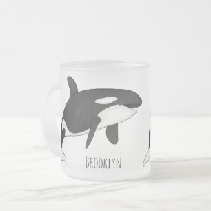 Tasse Givré Illustration d'une baleine tueuse