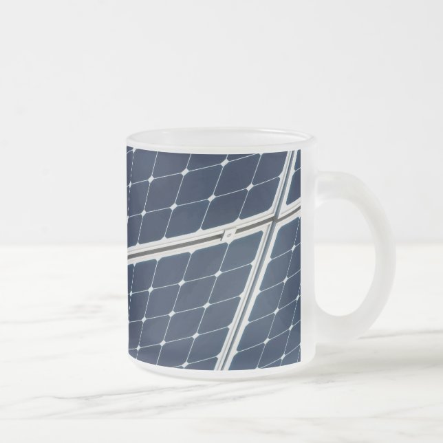 Tasse Givré Image amusante d'un panneau solaire (Droit)