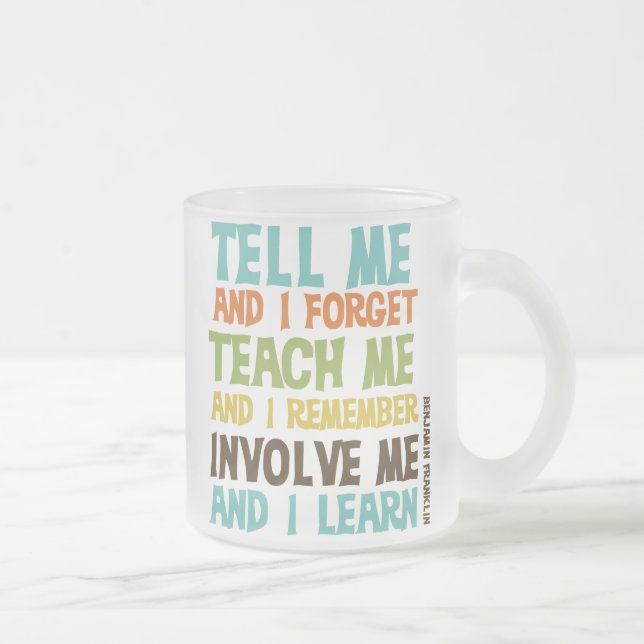 Tasse Givré Impliquez-moi un devis inspirant (Droit)