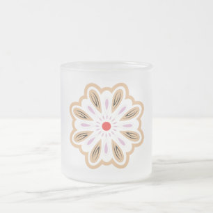 Tasse Givré Impression d'art floral Mandala Décor Boho