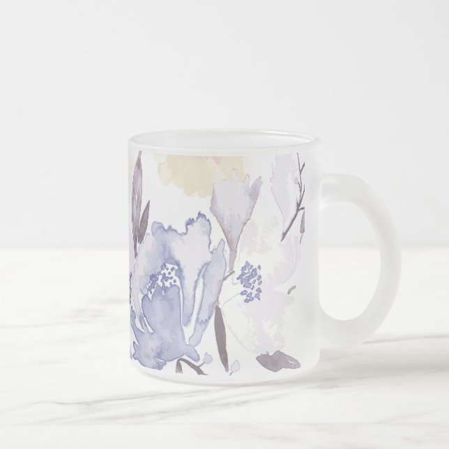 Tasse Givré Impression florale vintage 1 (Droit)