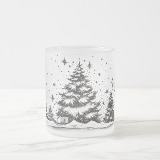 Tasse Givré Impressions d'encre éthérée : Ligne d'encre en ver