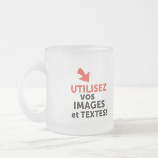 Tasse Givré Imprimez vos designs en ligne DIY en Français