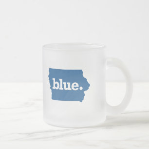 TASSE GIVRÉ IOWA ÉTAT BLEU