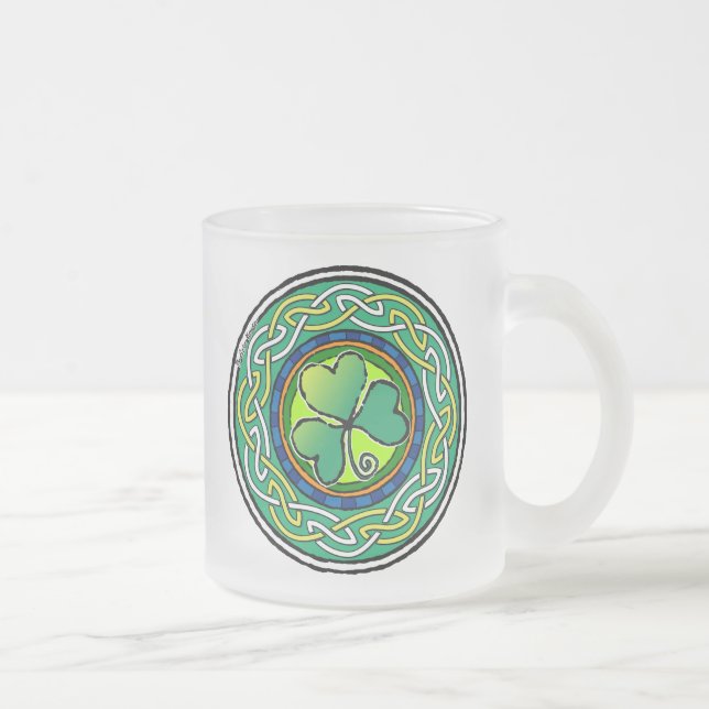 Tasse Givré Irish shamrock (Droit)