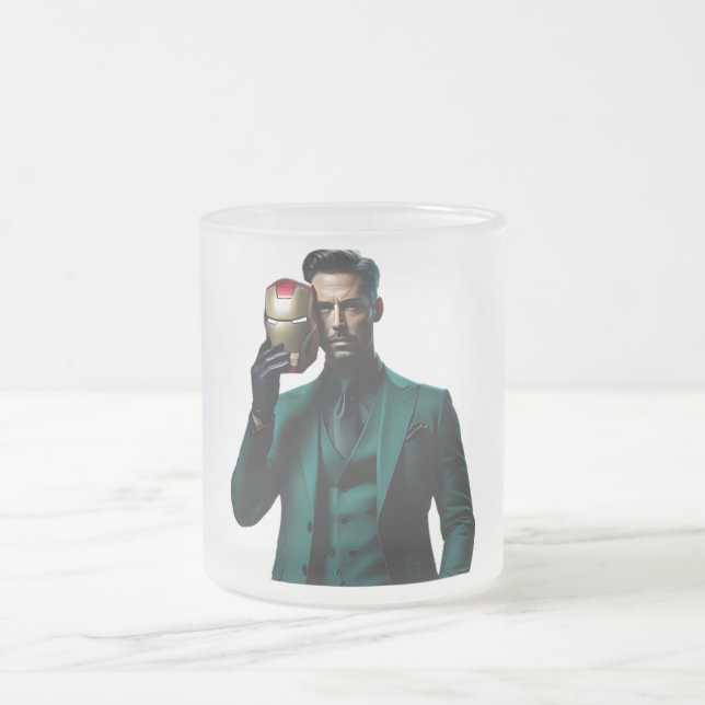 Tasse Givré Iron Man ne meurt jamais (Centre)