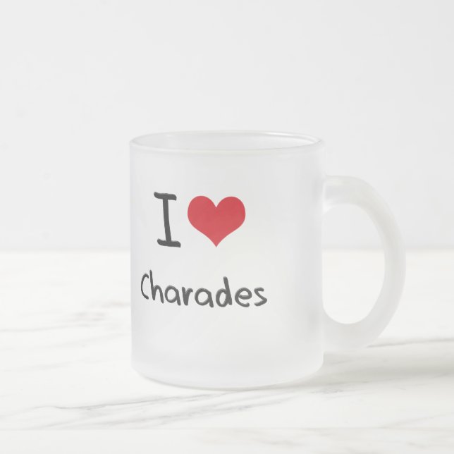 Tasse Givré J'aime des charades (Droit)