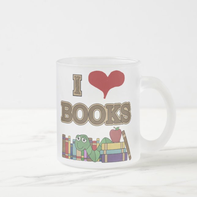 Tasse Givré J'aime des livres (Droit)