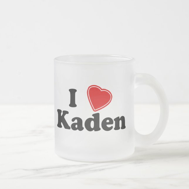 Tasse Givré J'aime Kaden (Droit)