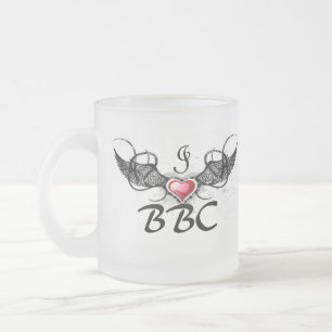 Tasse Givré J'aime la BBC