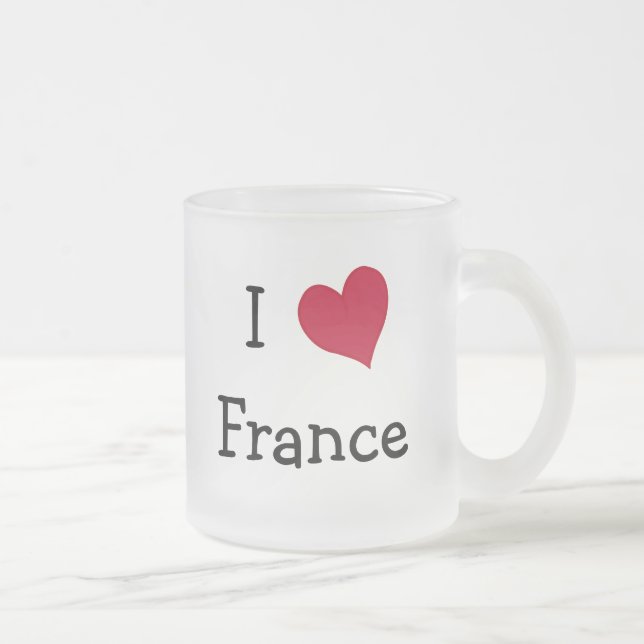 Tasse Givré J'aime la France (Droit)