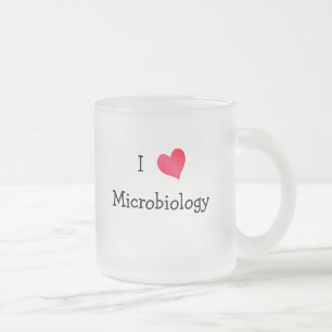 Tasse Givré J'aime la microbiologie