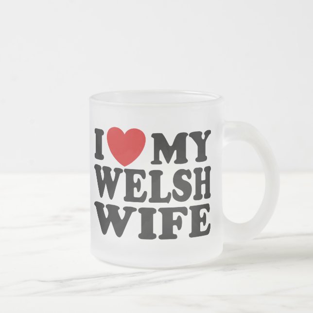 Tasse Givré J'Aime Ma Femme Galloise (Droit)