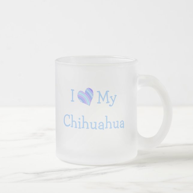 Tasse Givré J'Aime Mon Chihuahua (Droit)